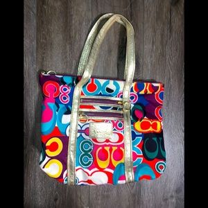 Coach Poppy Pop C tote